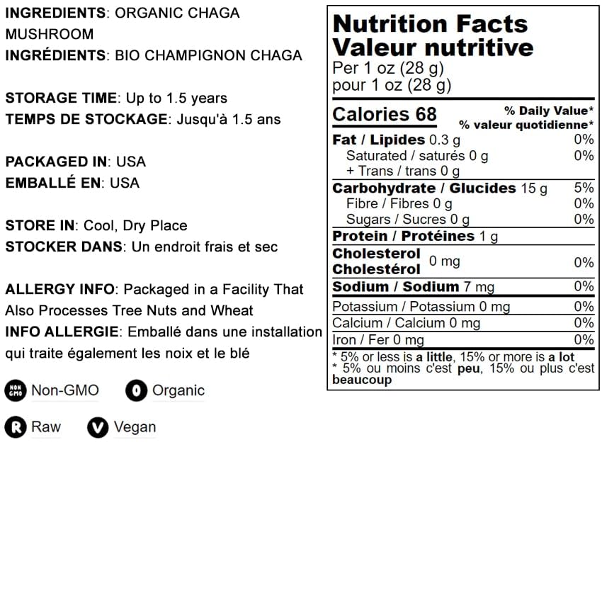 Organic Chaga Mushroom Powder 1 Pound a7