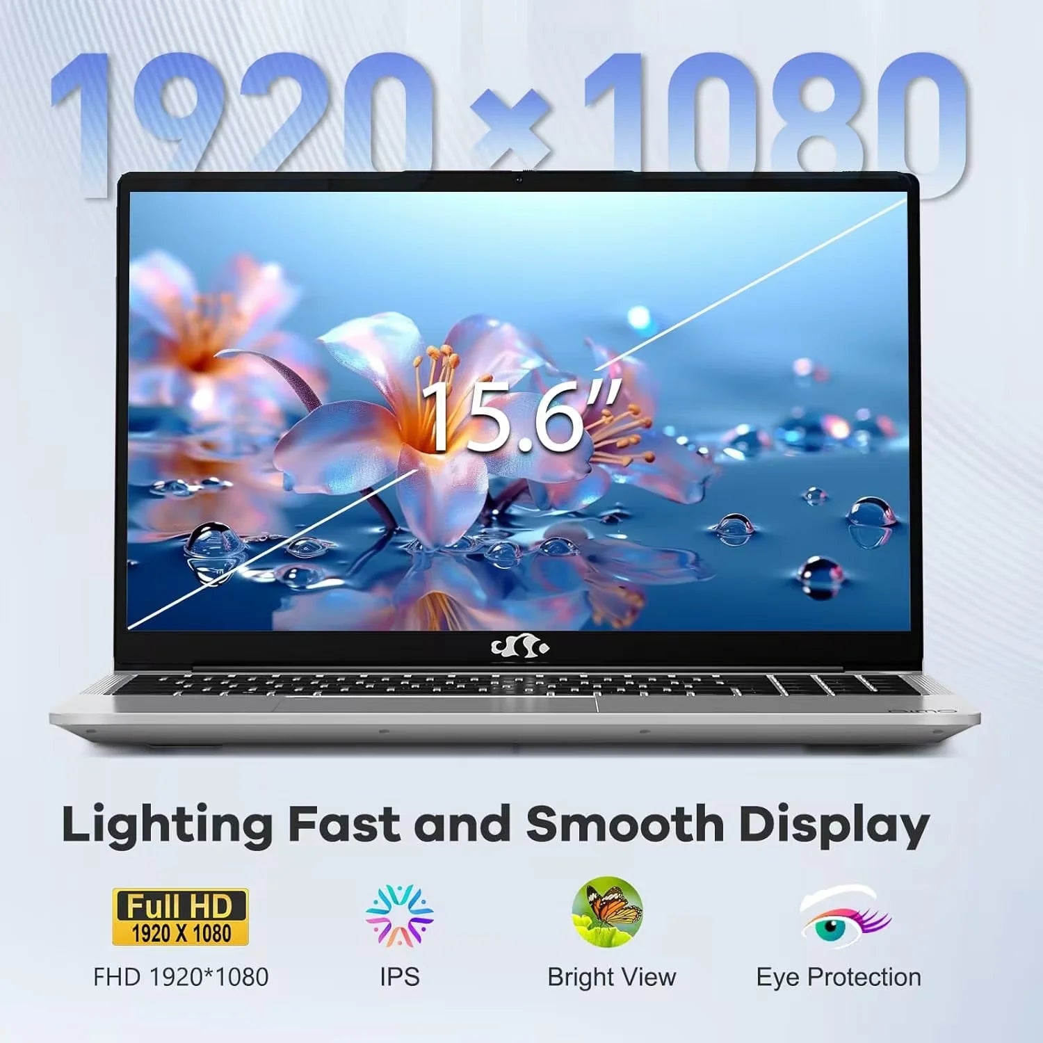 15.6" Gaming Laptop 6-Core Ryzen 5 32GB DDR5 1TB SSD Windows 11 FHD IPS k7
