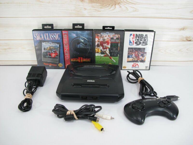 32X System Console with Power Supply & Link Cable a7
