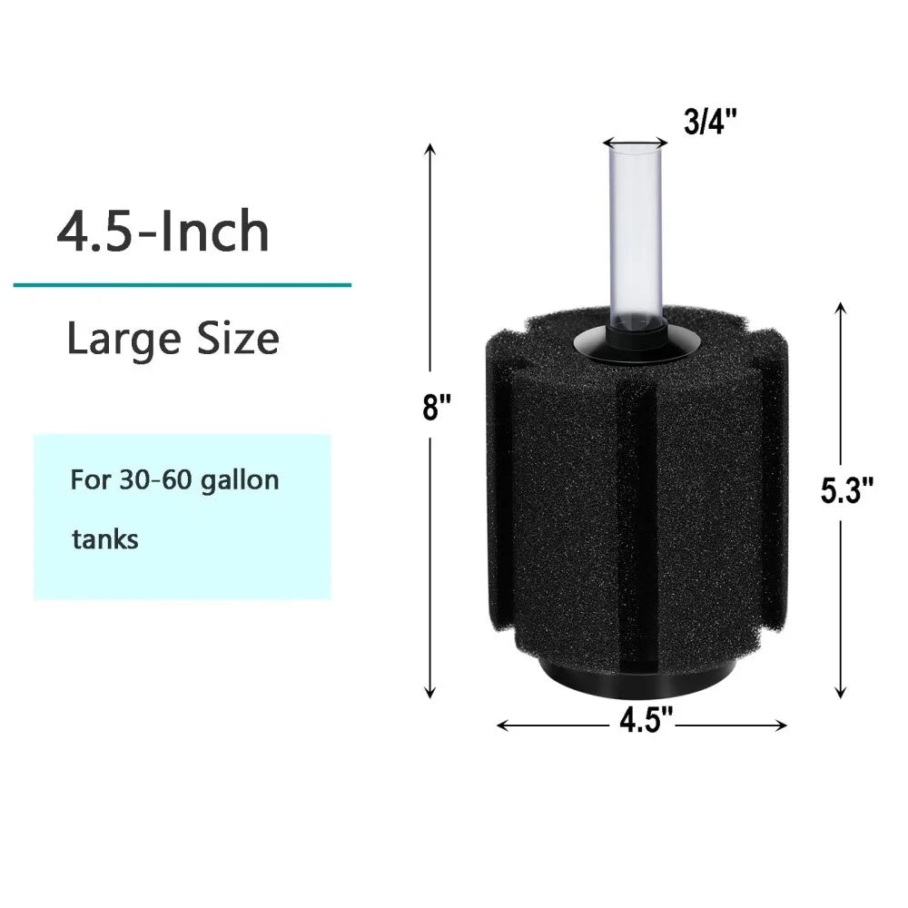 Aquarium Bio Sponge Filter for Fry Betta Shrimp Nano Tank a7