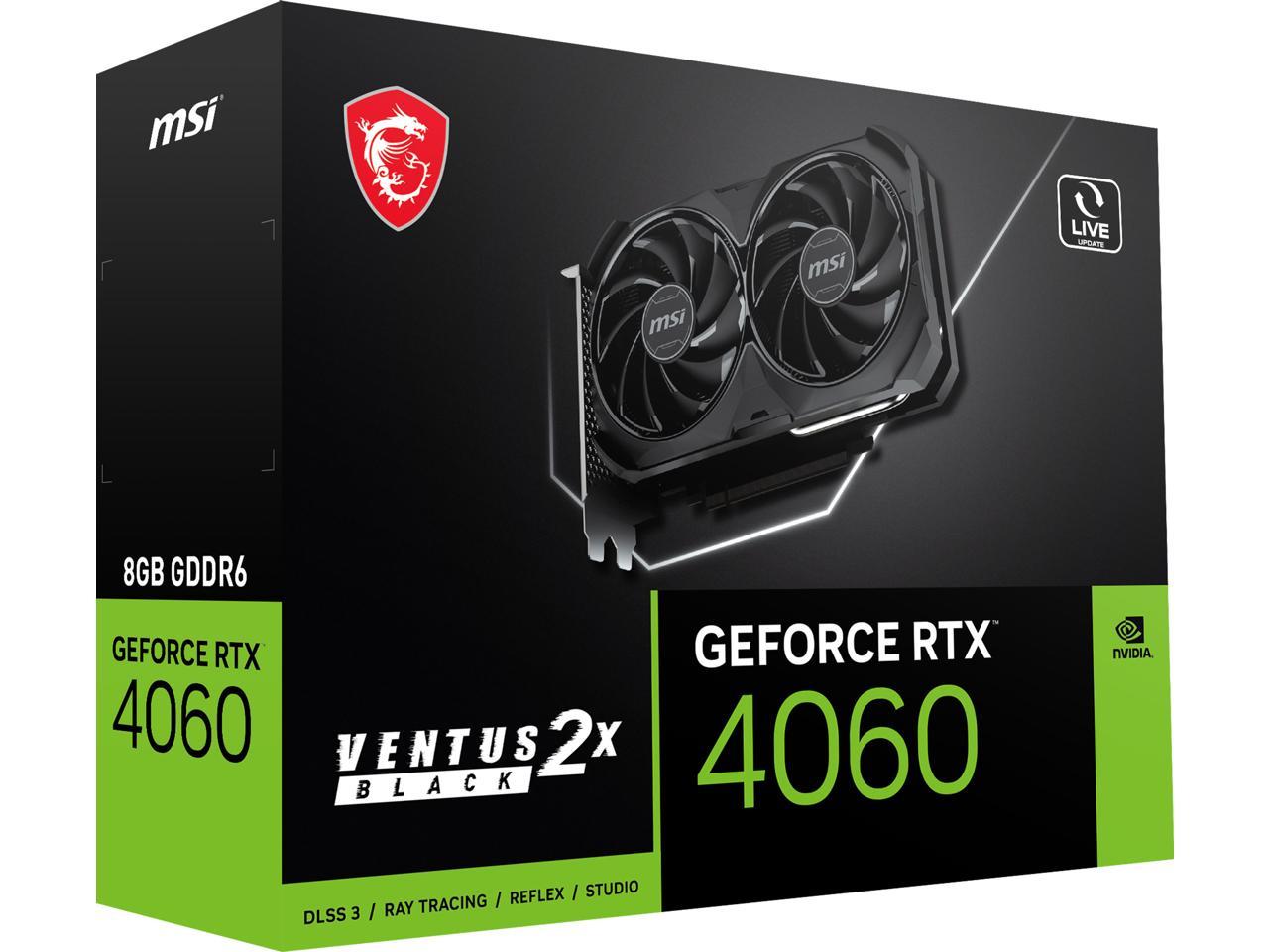 Graphics card 8GB GDDR6 PCIe 4.0 x16 black k7