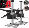 Labor Saving Handle 2 Pack,12 in Construction Jack,Multifunctional Furniture Lifter Jacks for Installing Cabinets and Wall Tile Height Adjuster Handheld Tool, Load 440LBSa