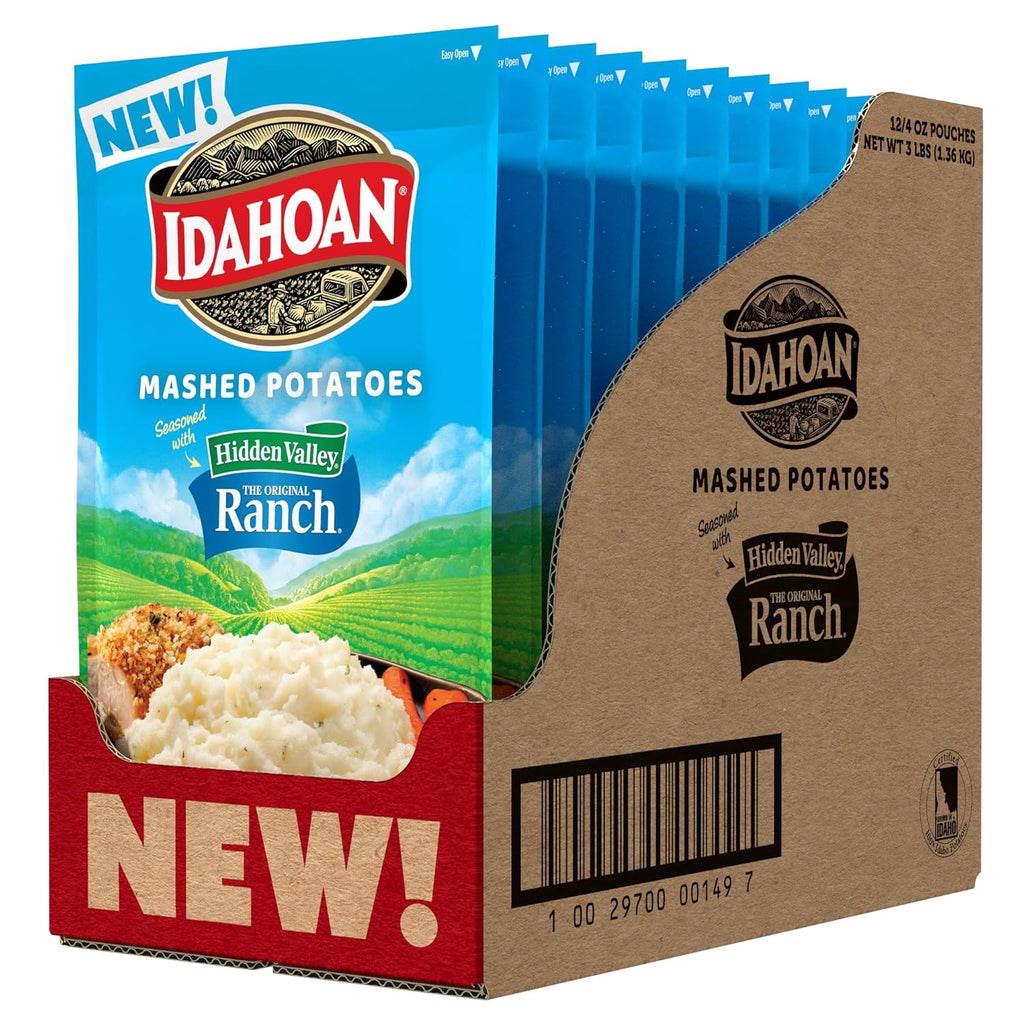 Mashed Potatoes with Ranch Seasoning, 4 oz Pack of 12 a7