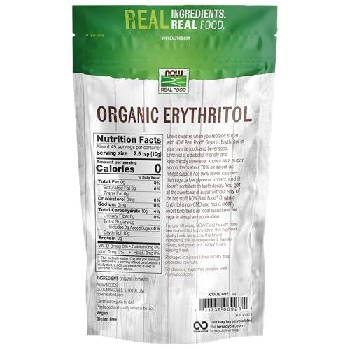 Organic Erythritol Sweetener Zero-Calorie Sugar-Free 2 Pack k7