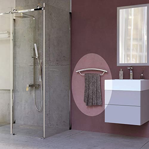 Bathroom Grab Bar with Paper Holder Stainless Steel Handrail a7