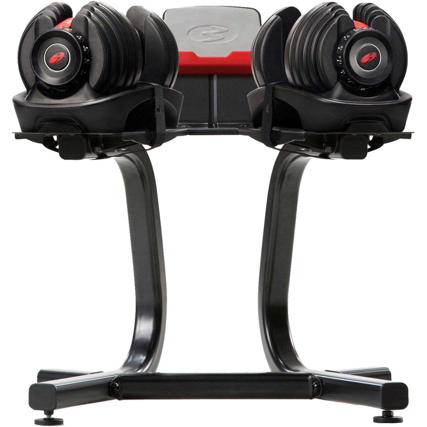 Adjustable Dumbbell Stand with Media Rack k7p
