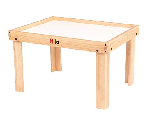 Kids Play Table Set with 2 Detachable Two-Sided Baseplates a7