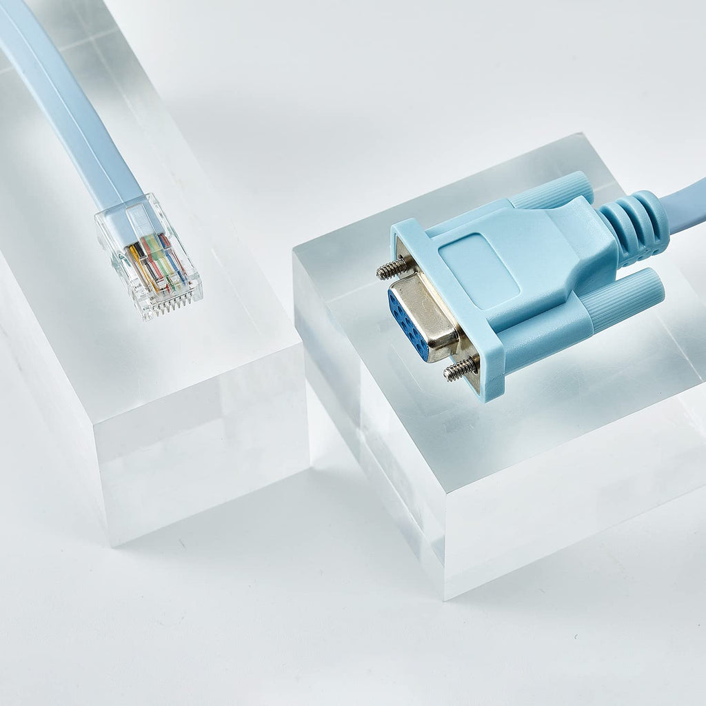 RJ45 to DB9 Console Cable 1.8m RS232 Serial Adapter k7