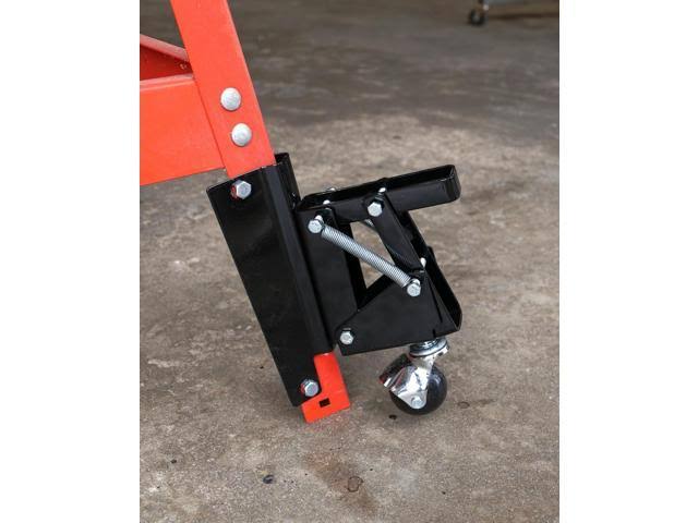 Heavy-Duty Retractable Workbench Swivel Caster Wheels 4-Pack a7