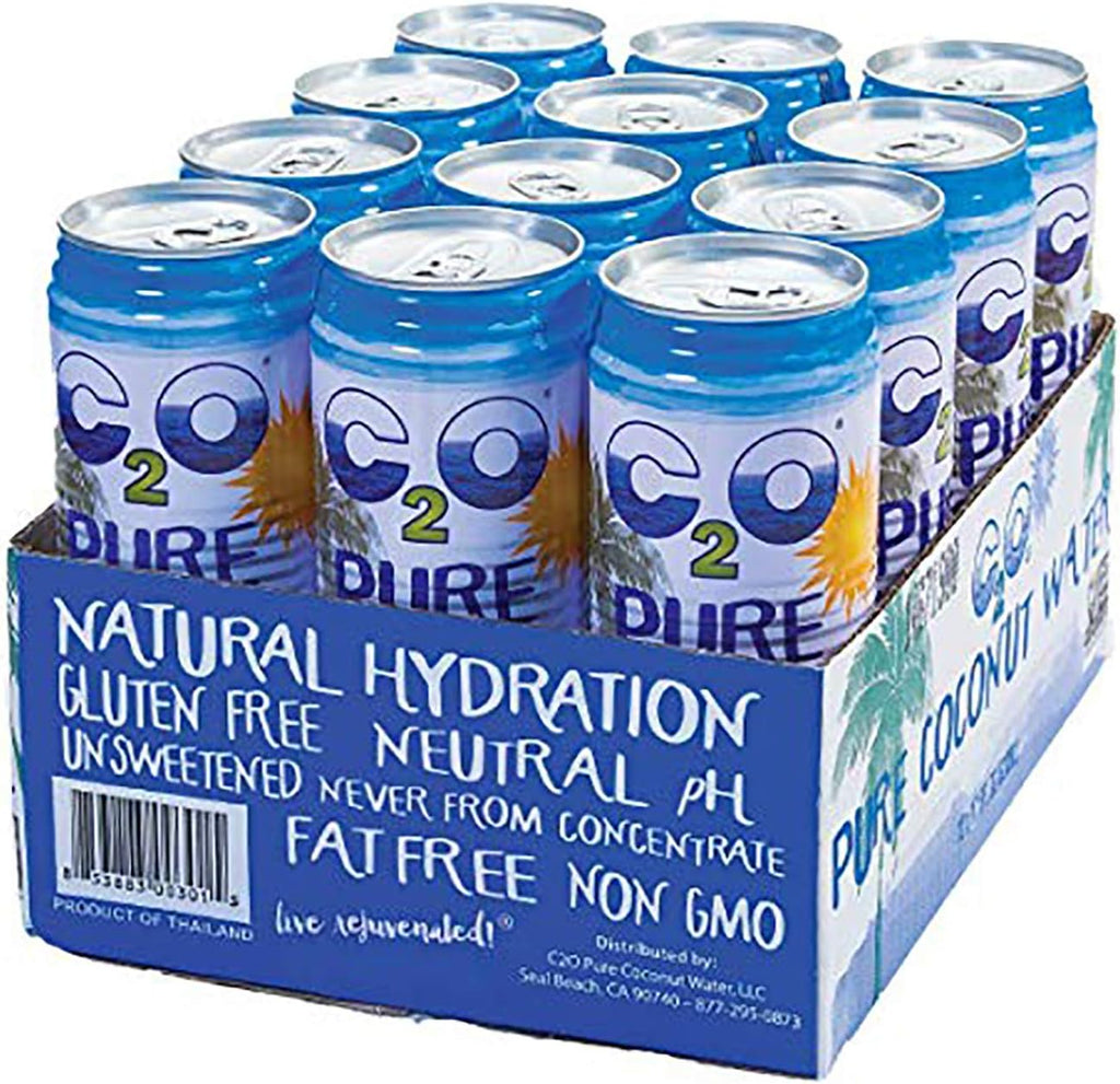 Coconut Water Unsweetened with Electrolytes 17.5 fl oz Pack of 12 k7