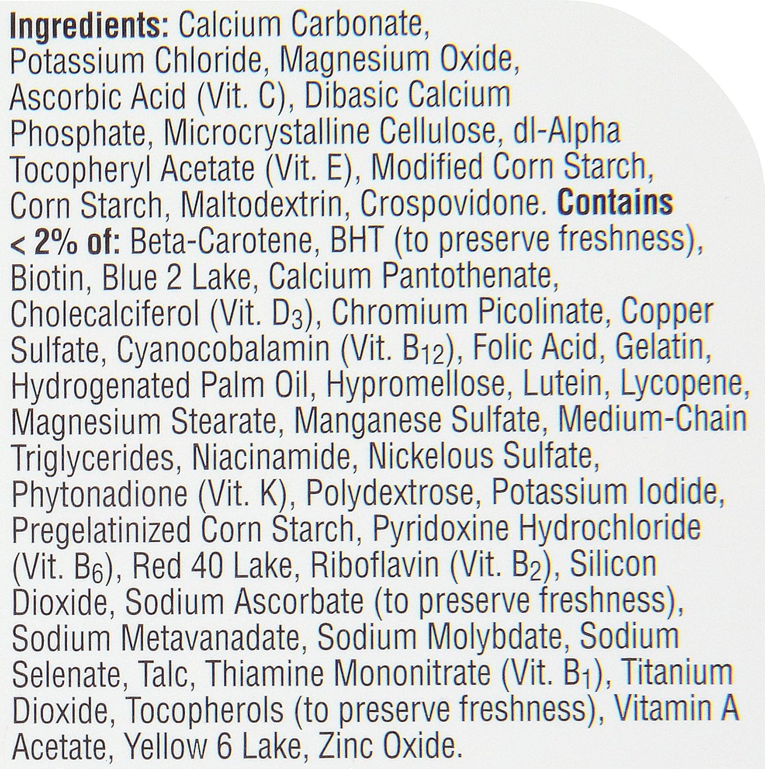 Multivitamin Supplement Tablets, 400 Count q7m