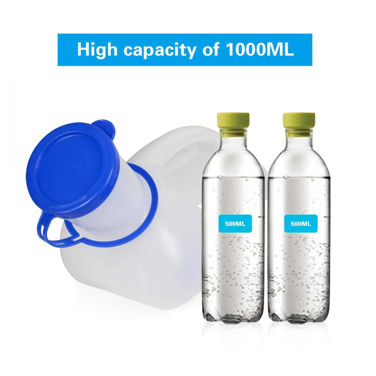 Portable Urinal with Sealed Lid and Funnel for Camping k7m