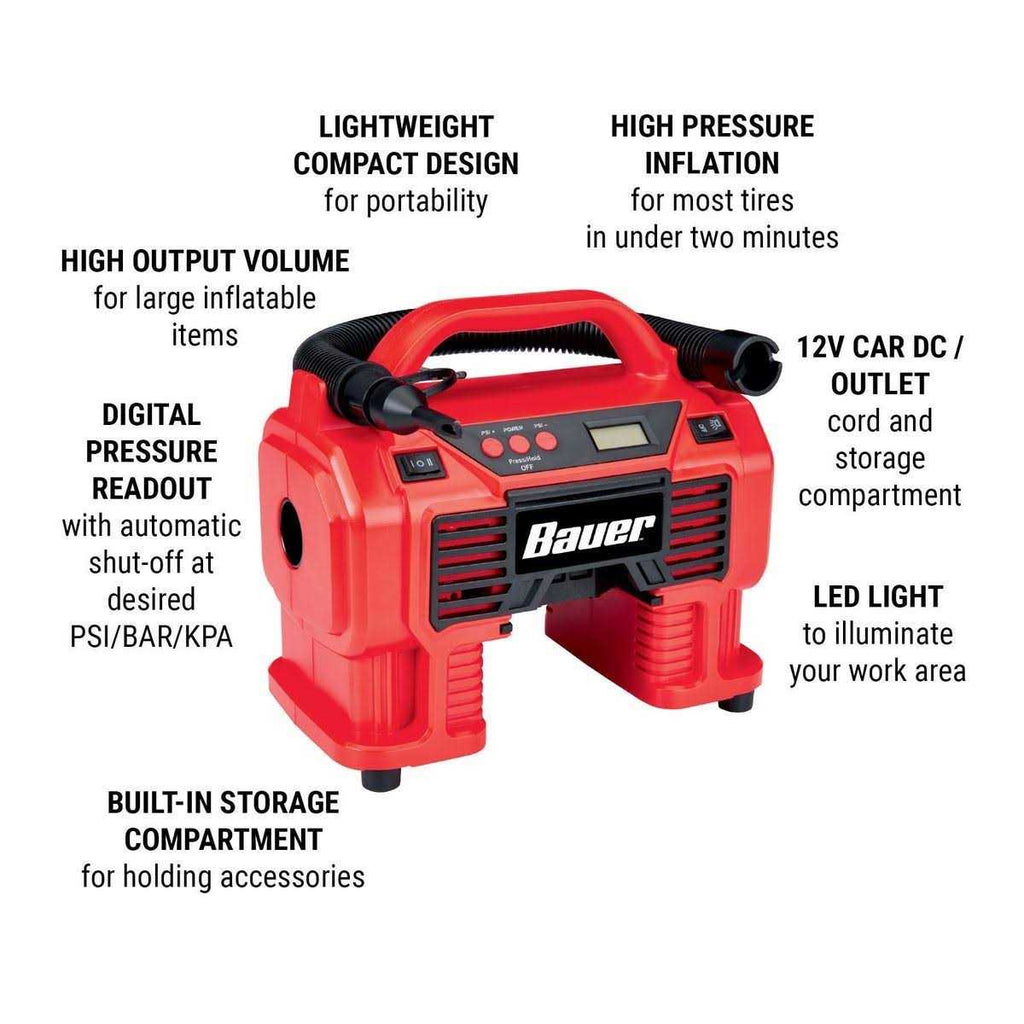 Cordless Dual Power Inflator Deflator 0-160 PSI k7