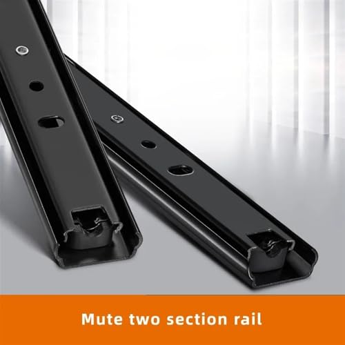 Sliding Drawer Rail Cold Rolled Steel Cabinet Hardware 16 Inch a7