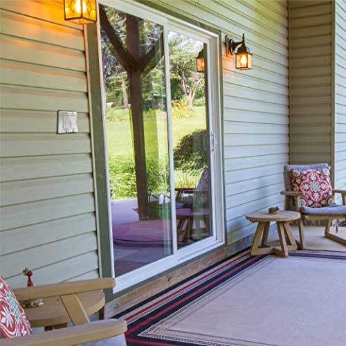 3-Gang Weatherproof Cover Vertical Decorator White k7m