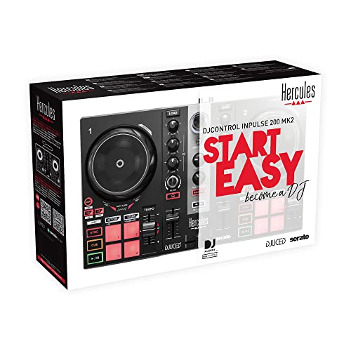 DJ Controller for Learning to Mix with Software and Tutorials Black k7