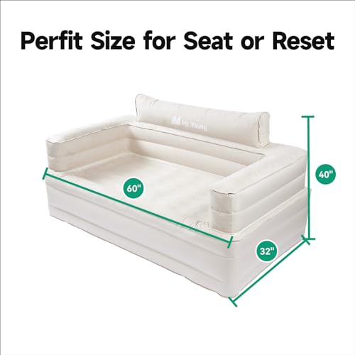 Inflatable Chair Sofa Camping Lounger with Pump a7