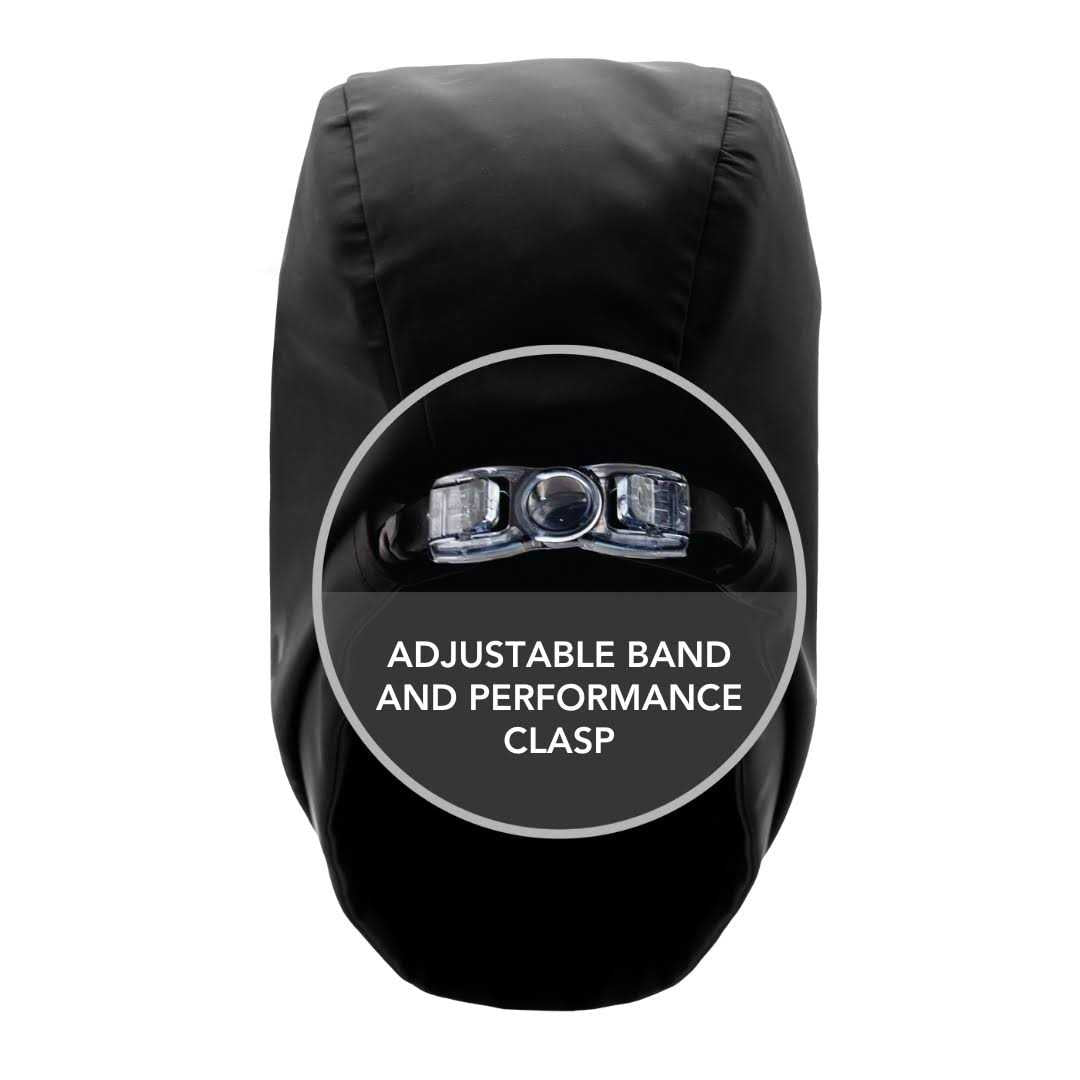 Swim Cap Waterproof Adjustable Satin-Lined k7