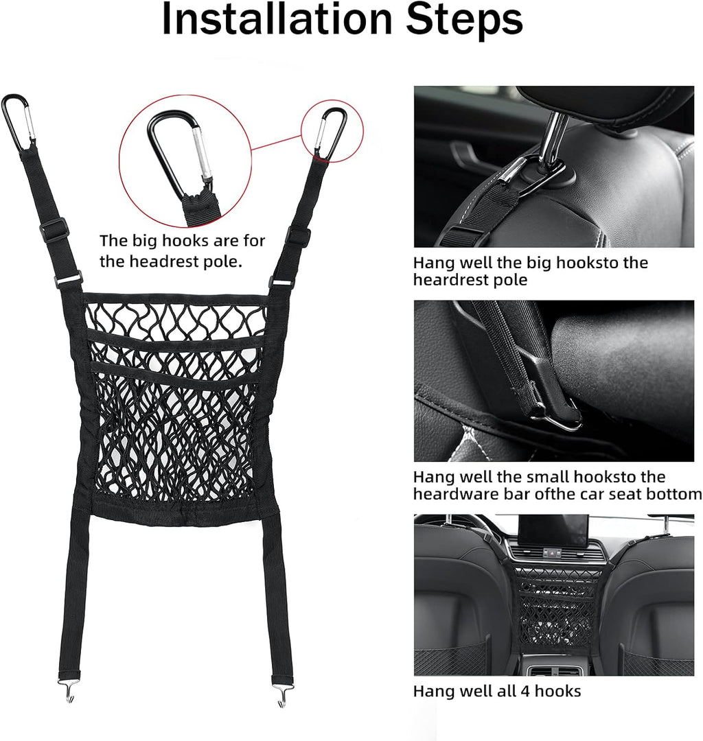 Car Rear Cargo Net Organizer for SUV Trunk a7
