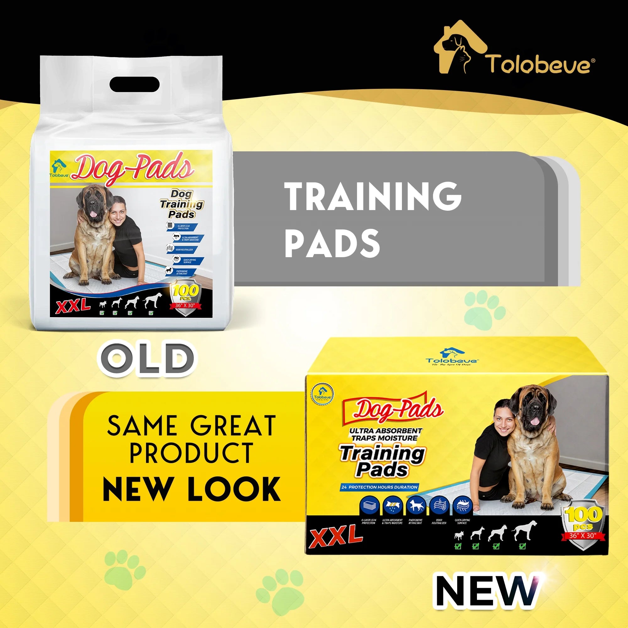 Dog Training Pads XXL 30x36 inch 100 Count a7