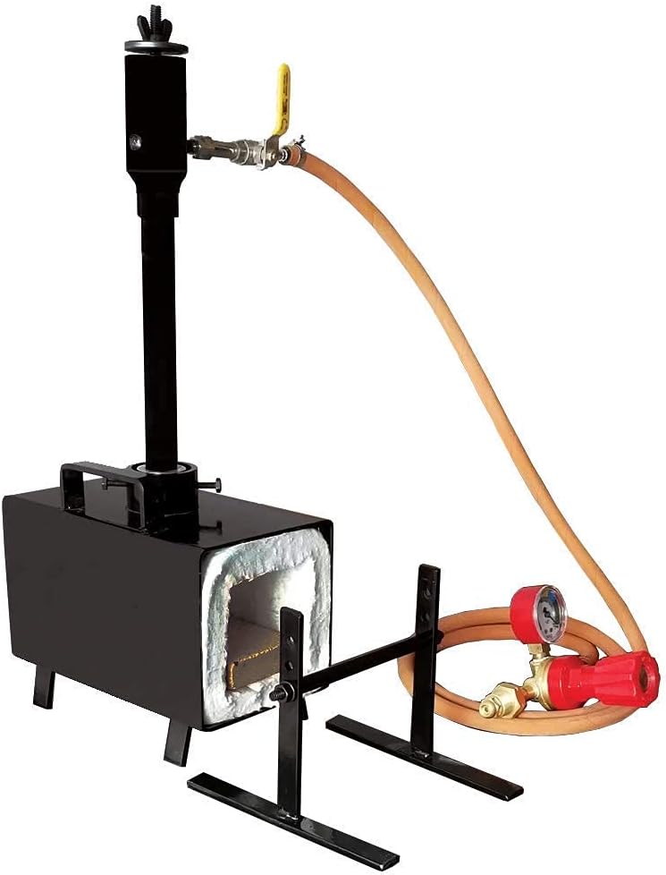 Portable Propane Gas Forge Single Burner with Stand k7m