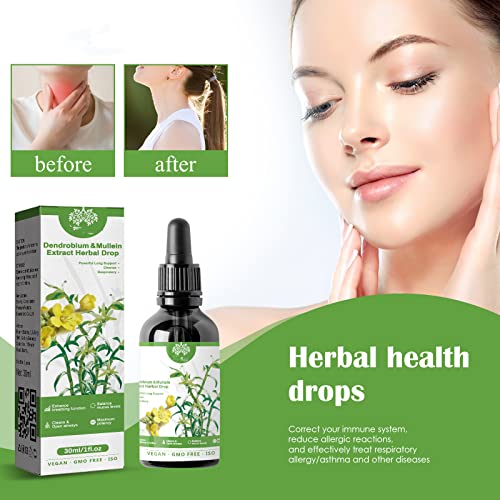 Dendrobium & Mullein Extract Herbal Drops for Lung Care a7