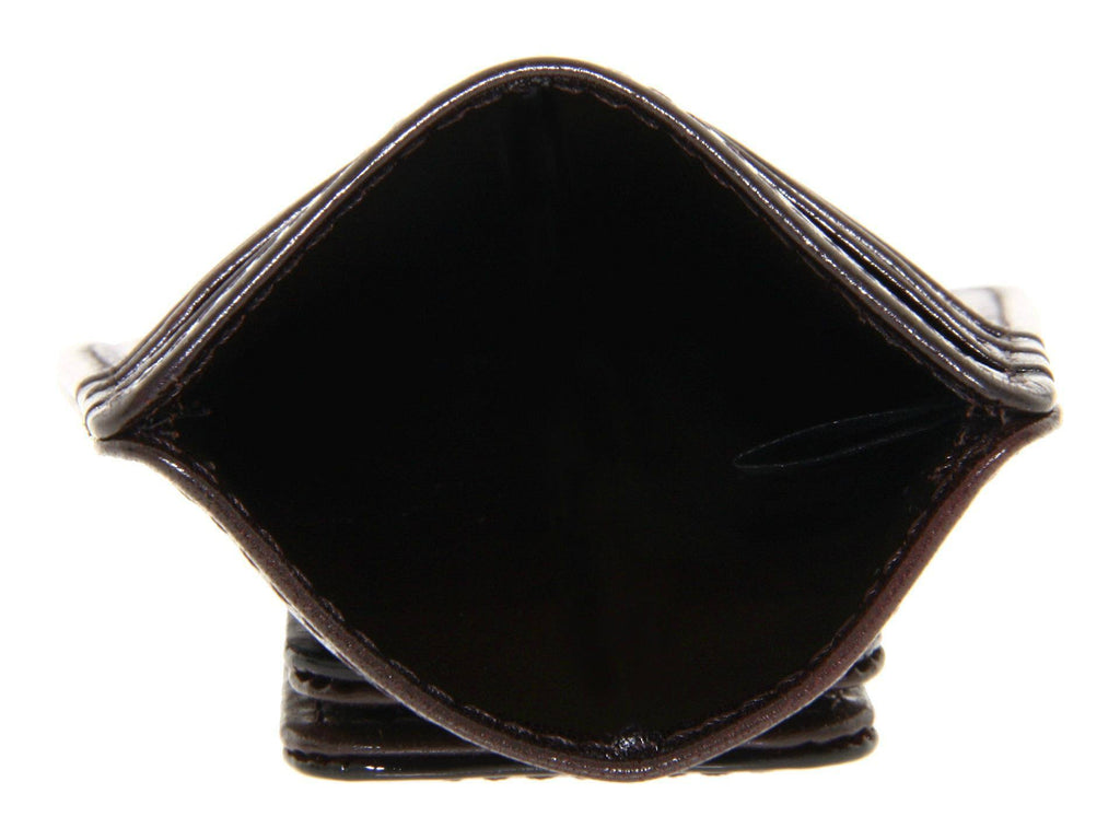 Leather Front Pocket Wallet Cognac k7