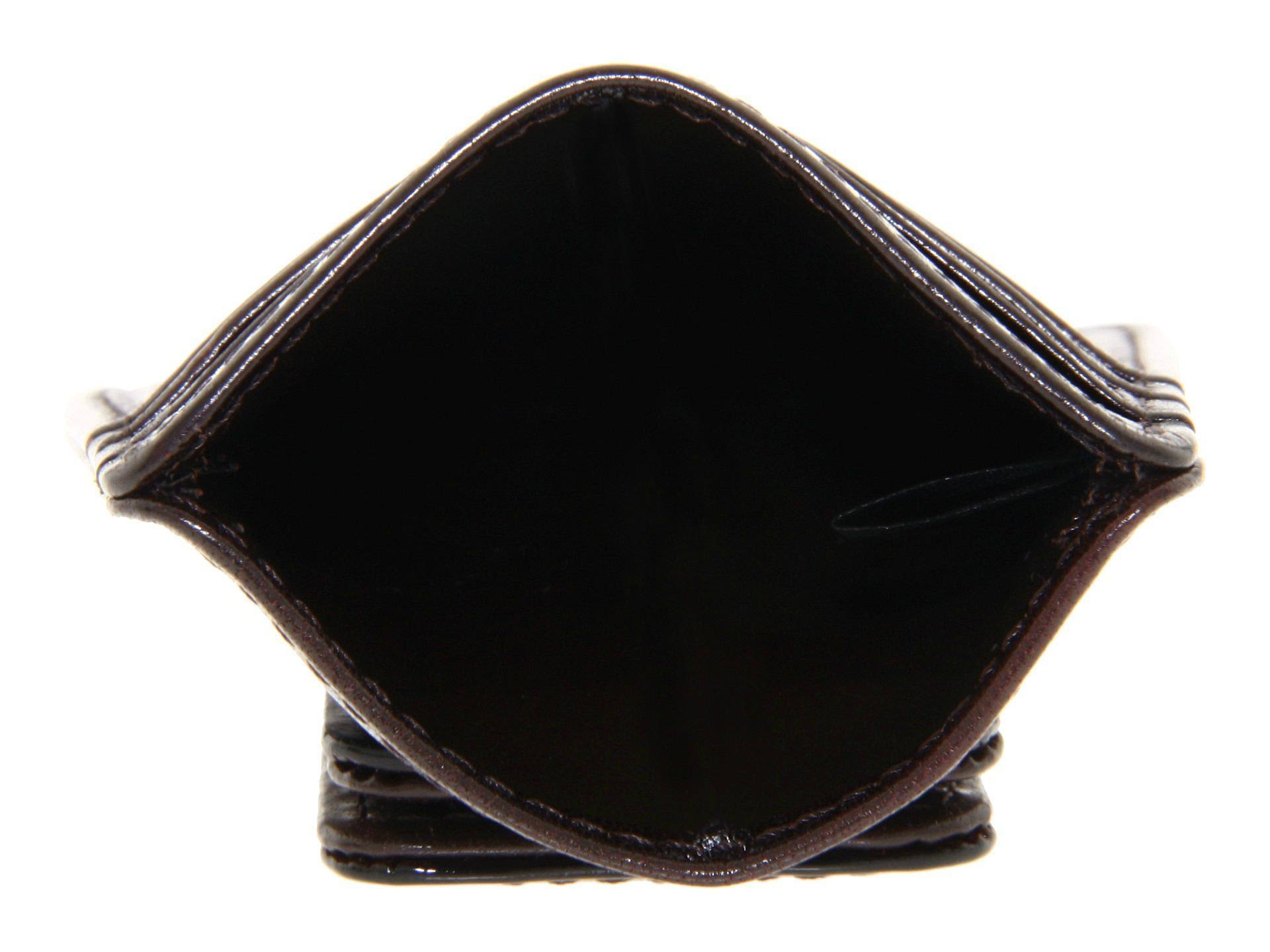 Leather Front Pocket Wallet Cognac k7