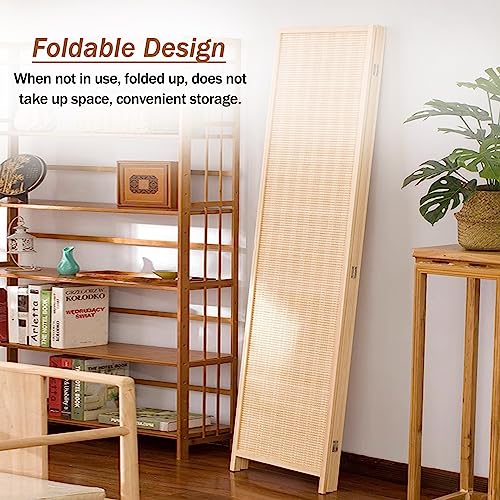 4 Panel Folding Room Divider Screen Freestanding Partition 6ft k7