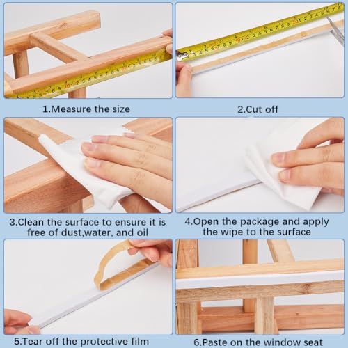 Foam Insulation Tape Self Adhesive Soundproofing Weather Stripping 10m x 10mm x 2.5mm k7