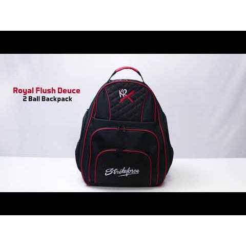 Bowling Backpack Black Red k7m