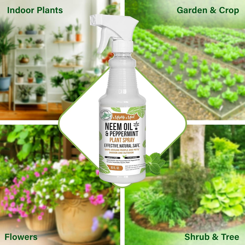 Neem Oil & Peppermint Plant Spray 16oz k7