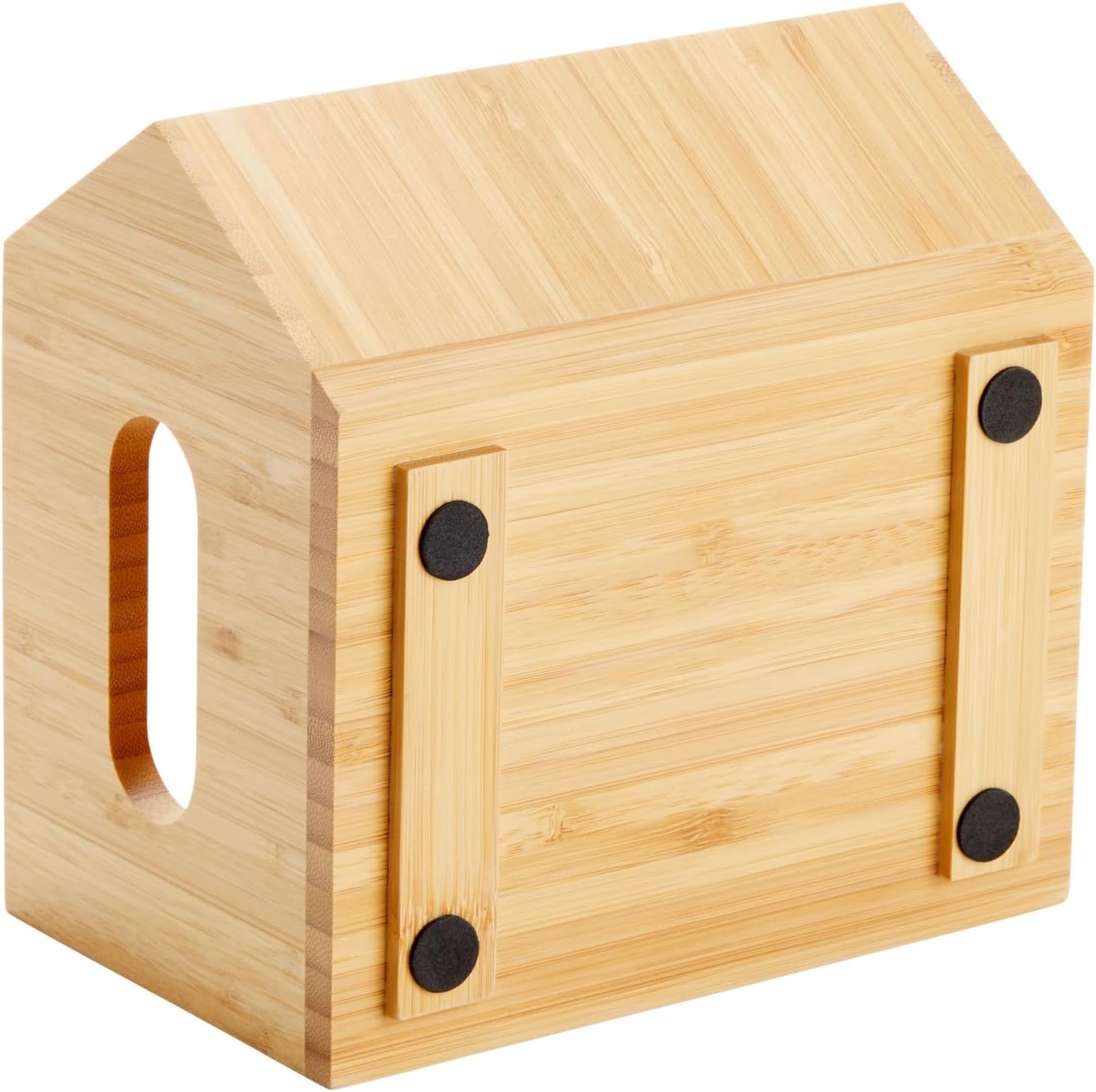 Bamboo Storage Bins 2 Pack for Kitchen Pantry a7