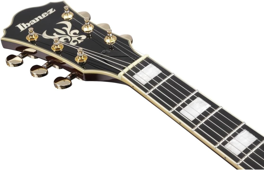 Semi-hollowbody Electric Guitar Black k7m