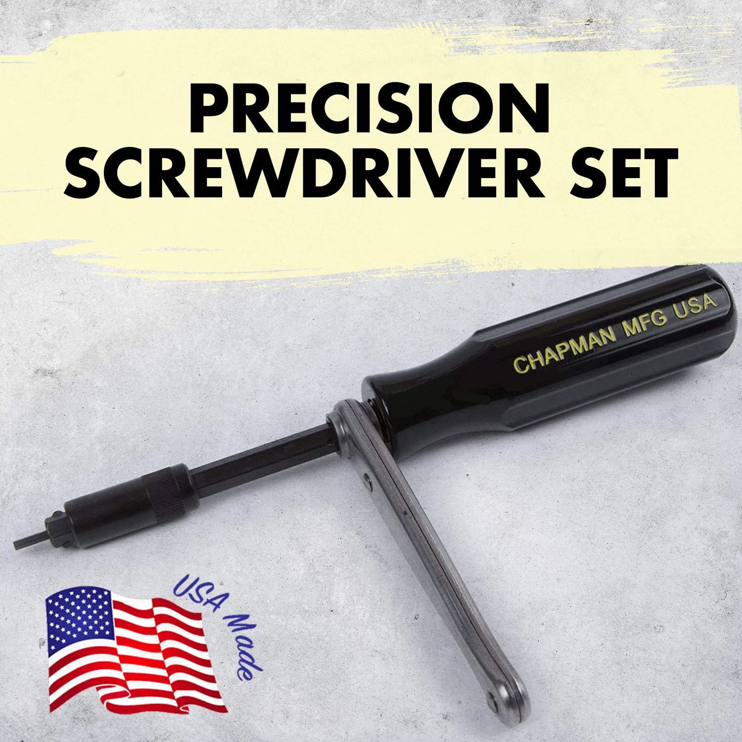 Screwdriver Set with 24 Insert Bits and Mini Ratchet Tool k7m