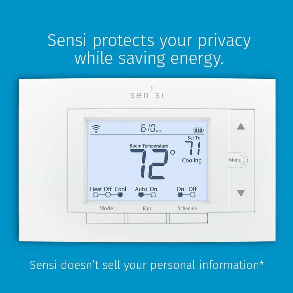 Smart Wi-Fi Thermostat for Smart Home, DIY, Works with Alexa, Energy Star Certified, 2-Pack q7k