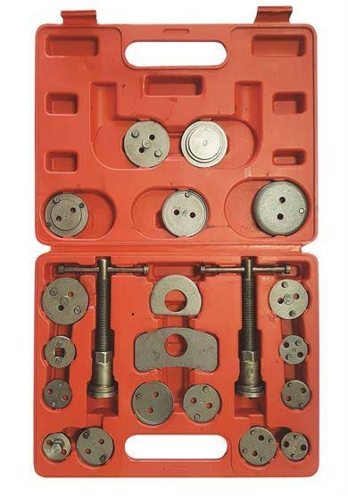 21-Piece Brake Wind-Back Tool Set Brake Tools Caliper Tool Caliper Rewind Tool Wind Back Tool Brake Pad Tool Brake Hose Clamp