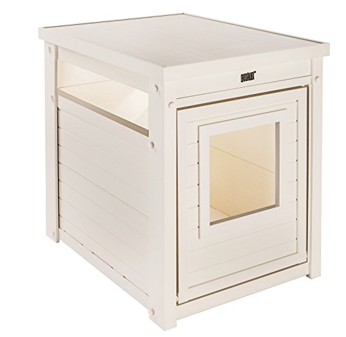 Cat Litter Box Cover End Table Espresso a7