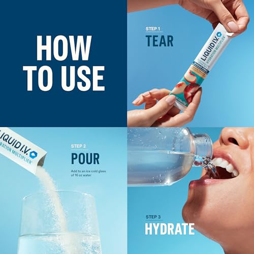 Sugar-Free Hydration Powder Packets Electrolyte Drink Mix k7p