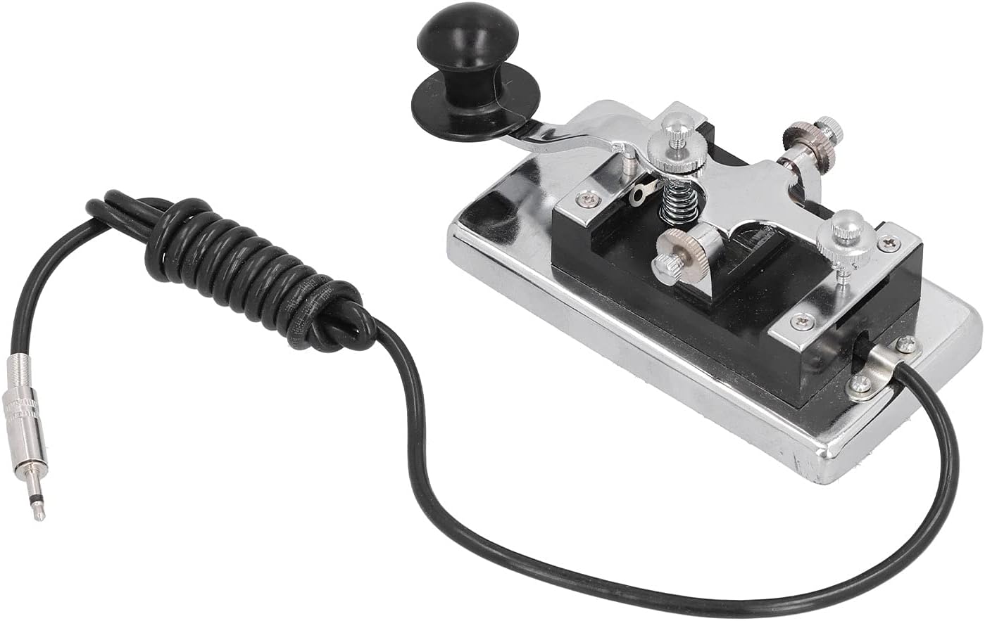 CW Telegraph Key Stainless Steel DIY Radio Teaching K4 a7