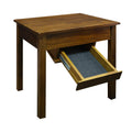 Casual Home Kennedy End Table with Concealed Drawer, Concealment Furniture - Brown