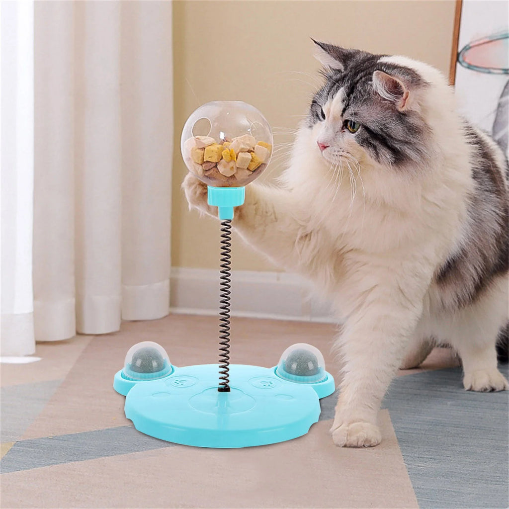 Cat Treat Dispenser Interactive Slow Feeder Toy a7