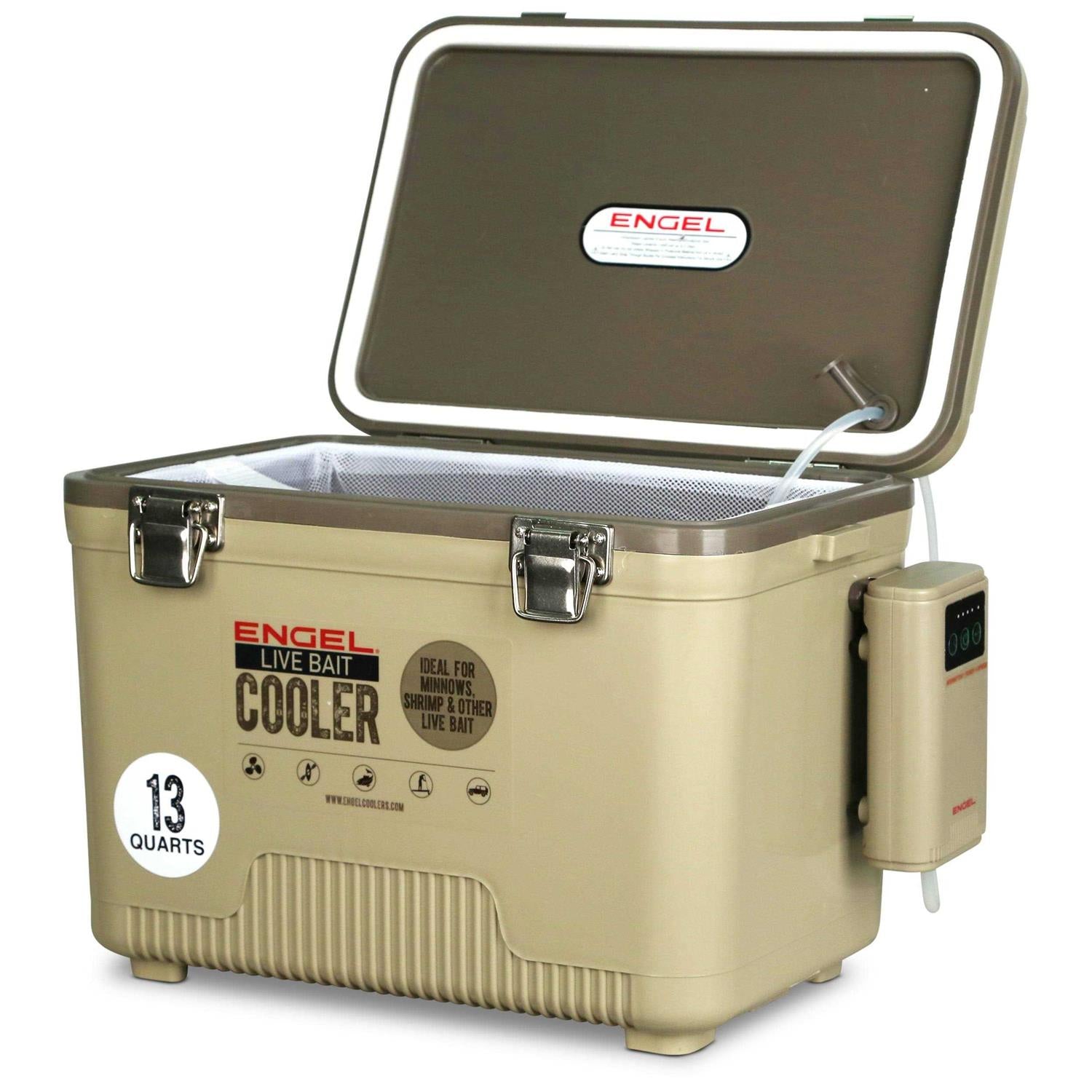 Cooler with Rechargeable Aerator Stainless Hardware k7m