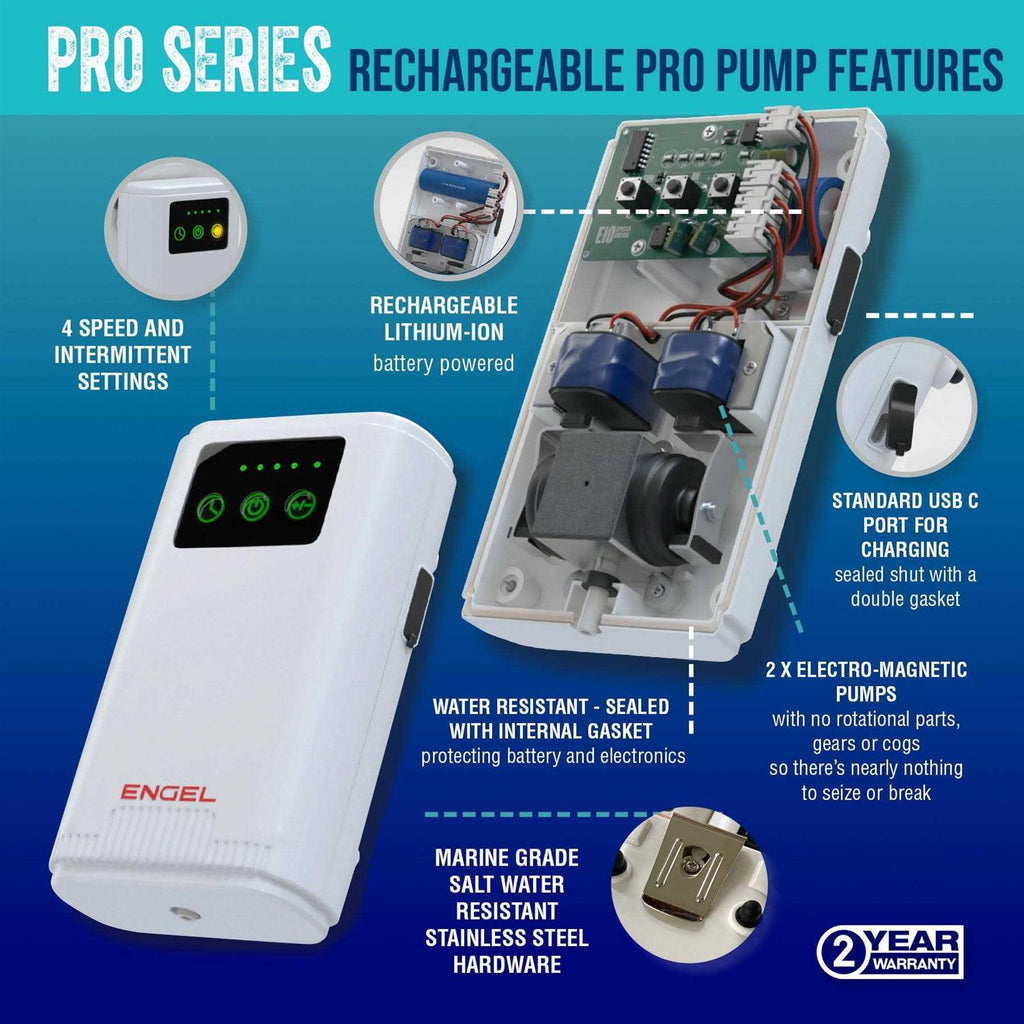 Cooler with Rechargeable Aerator Stainless Hardware k7m