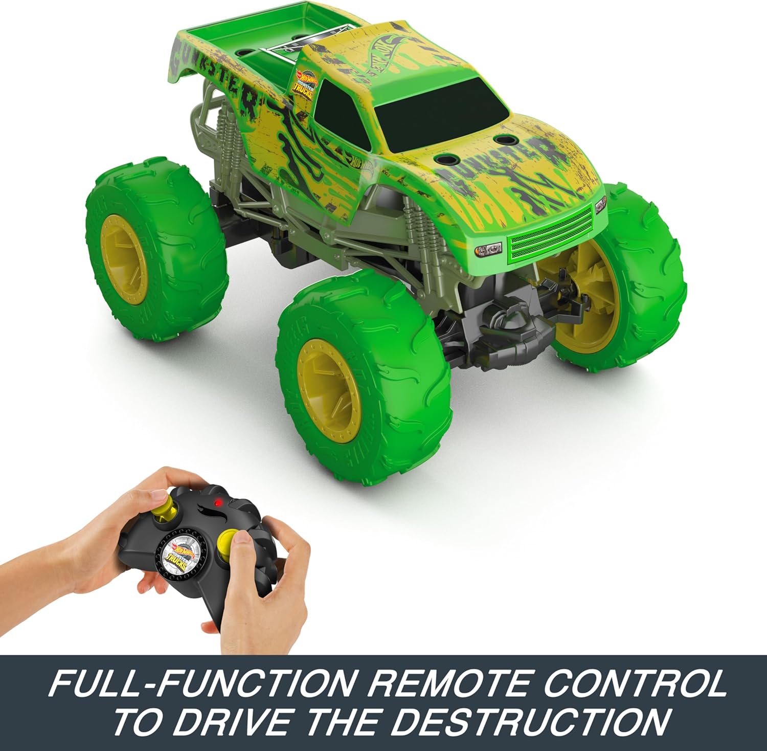 Monster Trucks RC Toy Remote Control Glowing Terrain Tires a7