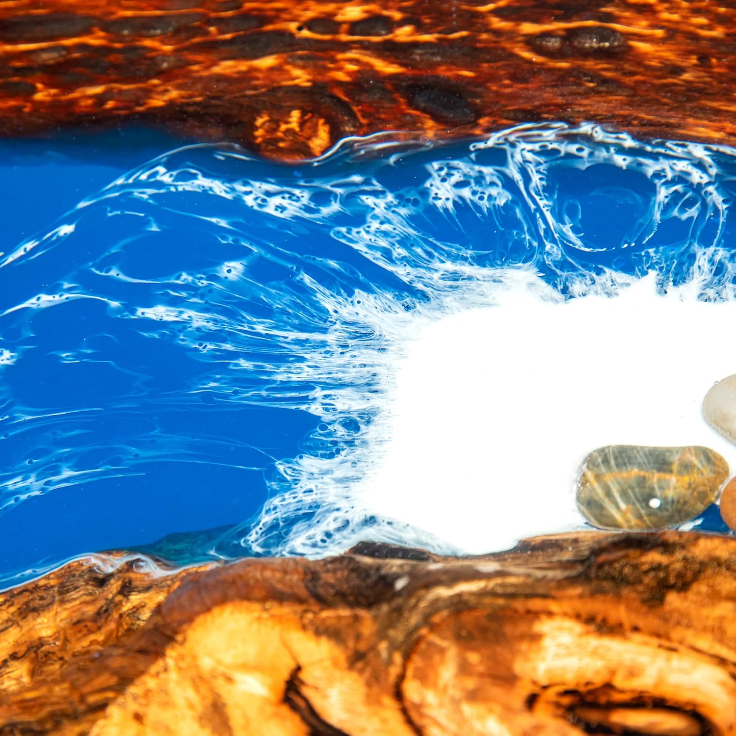 Epoxy Resin River Table for Home Office Dining a7