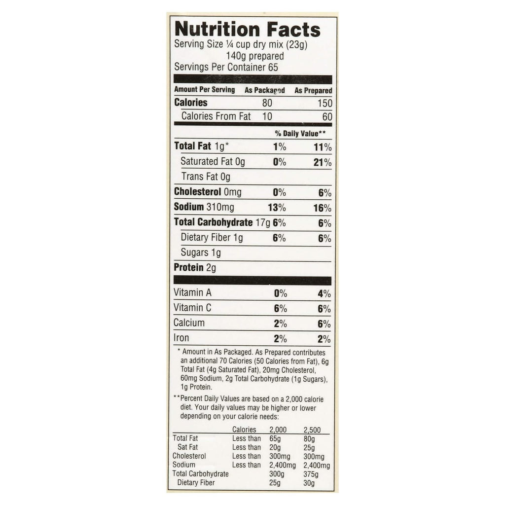 Mashed Potatoes Gluten-Free 3.25lb Carton a7