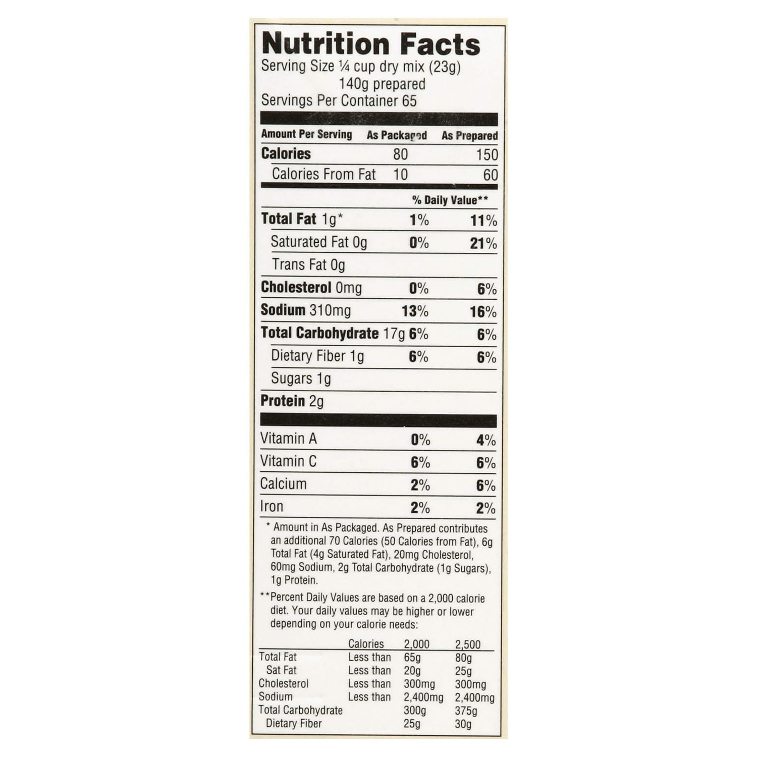 Mashed Potatoes Gluten-Free 3.25lb Carton a7