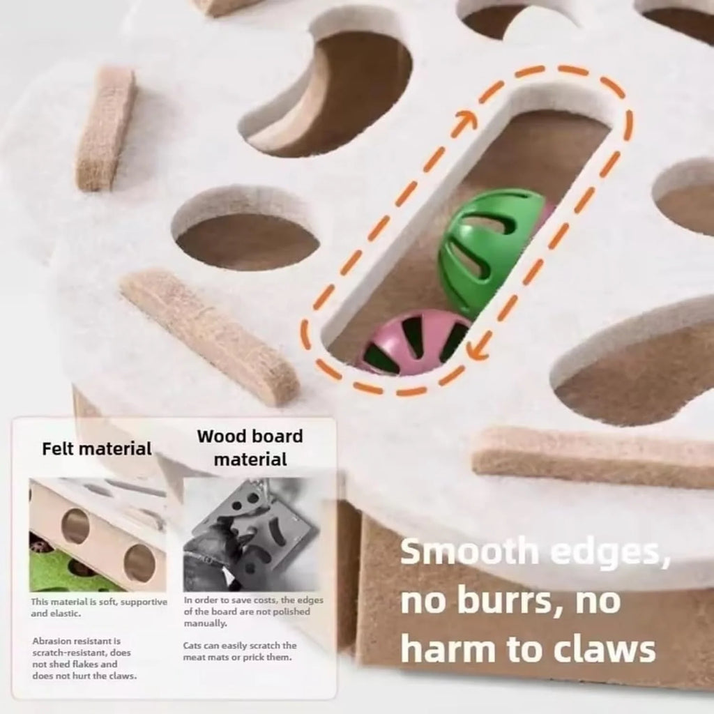 Cat Nail File Scratcher Box Toy for Indoor Cats a7