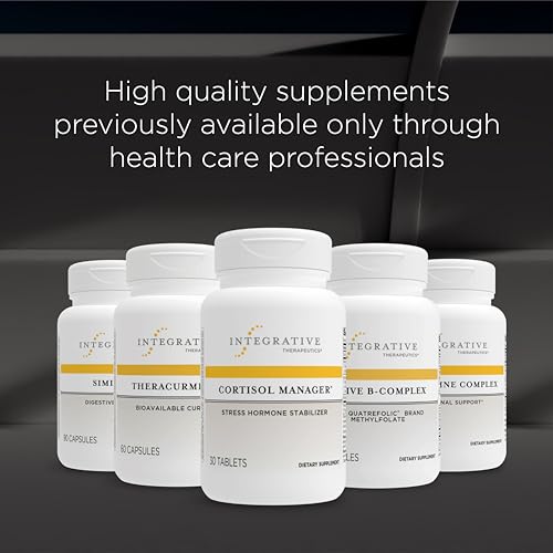 Cortisol Manager Supplement with Ashwagandha and L-Theanine 30 Tablets k7